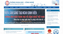 Desktop Screenshot of khcn.vimaru.edu.vn