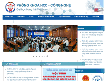 Tablet Screenshot of khcn.vimaru.edu.vn